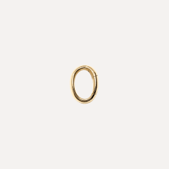 Tamara Comolli Signature Detachable Oval Clasp, Referenz A-SIG-Ov-yg