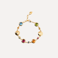 Tamara Comolli Bouton Armband in 'Candy' mit Saphiren, Referenz B-BOU-Can-Sa-yg