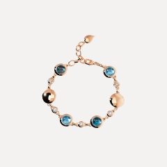 Tamara Comolli Bouton Armband in 'Sky' mit Diamanten, Referenz B-BOU-Sky-Cl-rg