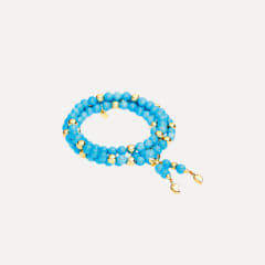 Tamara Comolli India Armband mit Türkis, Referenz B-IND-Tur-m-yg