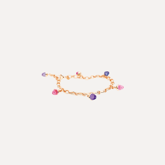 Tamara Comolli Mikado Charm Armband in 'Wildberry', Referenz B-MC-Ch-WB-rg