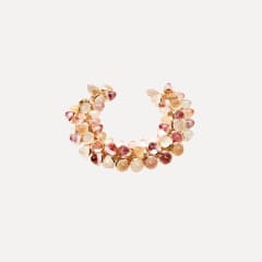 Tamara Comolli Mikado Flamenco Armband in 'Blush' mit Diamant Pavé, Referenz B-MFL-Blu-p-rg