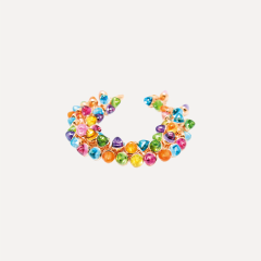 Tamara Comolli Mikado Flamenco Armband in 'Candy', Referenz B-MFL-Can-rg
