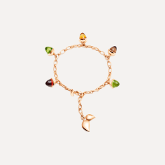 Tamara Comolli Mikado Flamenco Charm Armband in 'Indian Summer', Referenz B-MFL-Ch-IS-rg