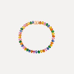 Tamara Comolli Signature Tennis Armband pear shape 'Candy' Sapphires, Referenz B-SIG-T-Can-rg