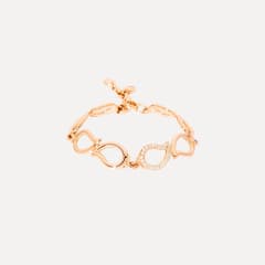 Tamara Comolli Signature Large Armband mit Diamant Pavé, Referenz B-Sig-l-1pl-rg