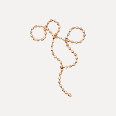 Tamara Comolli Snowflakes Alternating Rivière Collier Halskette in 'Classic', Referenz C-SF-Riv-Cl-alt-rg