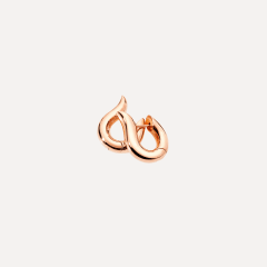 Tamara Comolli Signature Hoop Ohrringe 18K Roségold, Referenz E-Ho-s-rg