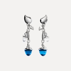 Tamara Comolli Mikado Dangling 2 Acorn Ohrringe in 'Ocean', Referenz E-M-d-2-Oce-wg