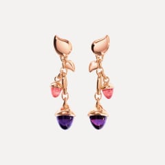 Tamara Comolli Mikado Dangling 2 Acorn Ohrringe in 'Wildberry', Referenz E-M-d-2-WB-rg