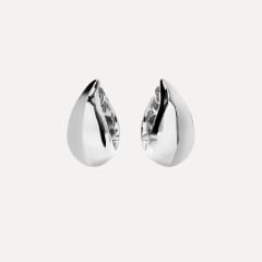 Tamara Comolli Signature Ohrringe Huggies Curved Drop, Referenz E-SIG-Hug-CD-wg