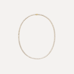 Tamara Comolli Signature Halskette Rivière Pear Shape Diamants, Referenz N-SIG-R-Cl-yg