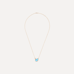 Tamara Comolli Signature 2 Drops Halskette Swiss Topas und Diamant Pavé, Referenz N-Sig-2Dr-ToSw-prg