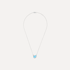 Tamara Comolli Signature 2 Drops Halskette Swiss Topas und Diamant Pavé, Referenz N-Sig-2Dr-ToSw-pwg