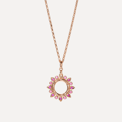Tamara Comolli Signature Anhänger Sun Small 'Blush', Referenz P-SIG-Sun-s-Blu-rg