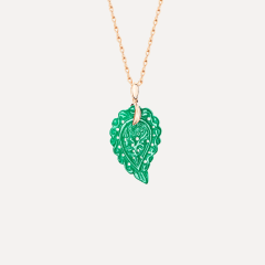 Tamara Comolli India Small Anhänger mit Grünem Onyx, Referenz P-IND-s-Jad-rg