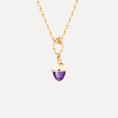 Tamara Comolli Mikado Flamenco Anhänger mit Amethyst, Referenz P-MFL-Am-yg