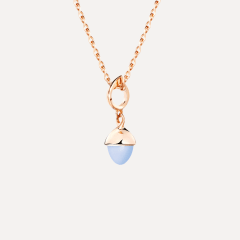 Tamara Comolli Mikado Flamenco Anhänger mit Blauem Chalcedon, Referenz P-MFL-ChBl-rg
