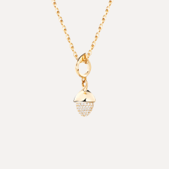 Tamara Comolli Mikado Flamenco Anhänger mit Diamant Pavé, Referenz P-MFL-p-yg