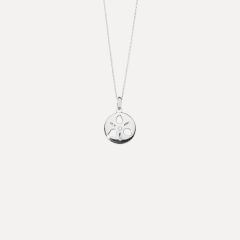 Tamara Comolli Sand Dollar Small Anhänger mit weissen Diamanten, Referenz P-SD-s-wg