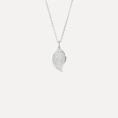 Tamara Comolli Signature Small Wave Anhänger mit Diamant Pavé, Referenz P-Sig-Wave-s-p-wg