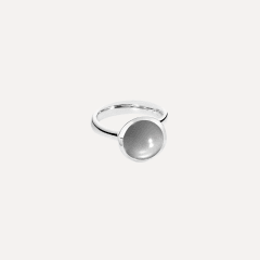 Tamara Comolli Ring Bouton Large Moonstone Grey, Referenz R-BOU-l-MoGr-wg