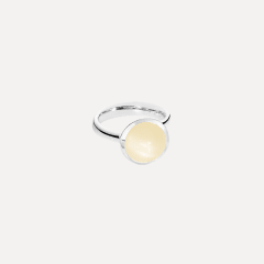 Tamara Comolli Ring Bouton large Moonstone sand/white, Referenz R-BOU-l-MoSa-wg