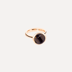 Tamara Comolli Ring Bouton Large Smoky Quartz, Referenz R-BOU-l-SmQu-rg