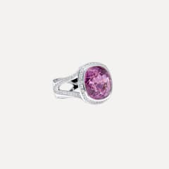 Tamara Comolli Cushion Ring mit Violettem Turmalin, Referenz R-CUSH-TuVi-p-wg