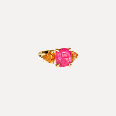 Tamara Comolli Glamour Ring Rubellite, Referenz R-GL-Rub6-Man-yg
