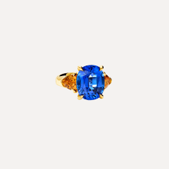 Tamara Comolli Glamour Ring mit Tansanit, Referenz R-GL-Ta10.8-Man-yg