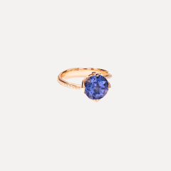 Tamara Comolli Tulip Ring Tanzanite, Referenz R-TUL-Tan3.1-p-rg