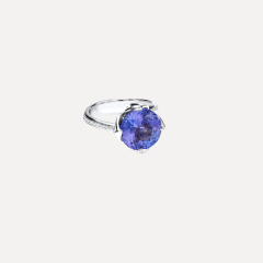 Tamara Comolli Tulip Ring Tanzanite, Referenz R-TUL-Tan5.2-p-wg