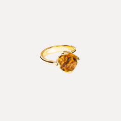 Tamara Comolli Tulip Ring Small mit Citrin, Referenz R-TUL-s-Cit-yg