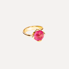 Tamara Comolli Tulip Ring Small mit Turmalin, Referenz R-TUL-s-TuRo-yg