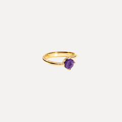 Tamara Comolli Tulip Ring Xs mit Amethyst, Referenz R-TUL-xs-Am-yg