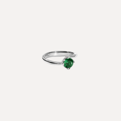 Tamara Comolli Tulip Ring xs mit Tourmaline Green, Referenz R-TUL-xs-TuGr-wg