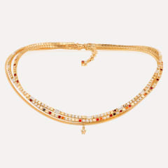 Collier Power In Red. edel., Referenz 406984WG