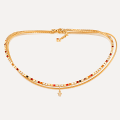 Wellendorff Collier Power In Red, Referenz 406990GG