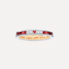 Wellendorff Ring Unser Glück. Rosenrot, Referenz 607260WG