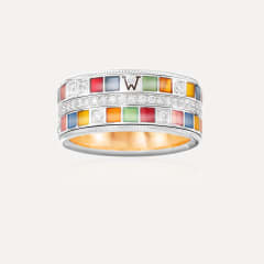 Wellendorff Ring Regenbogen, Referenz 607434WG