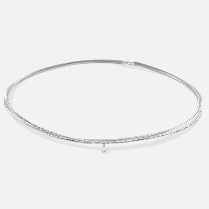 Wellendorff Collier Crossover, Referenz 406826WG