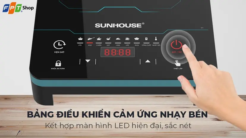 Bếp từ cảm ứng Sunhouse SHD6873