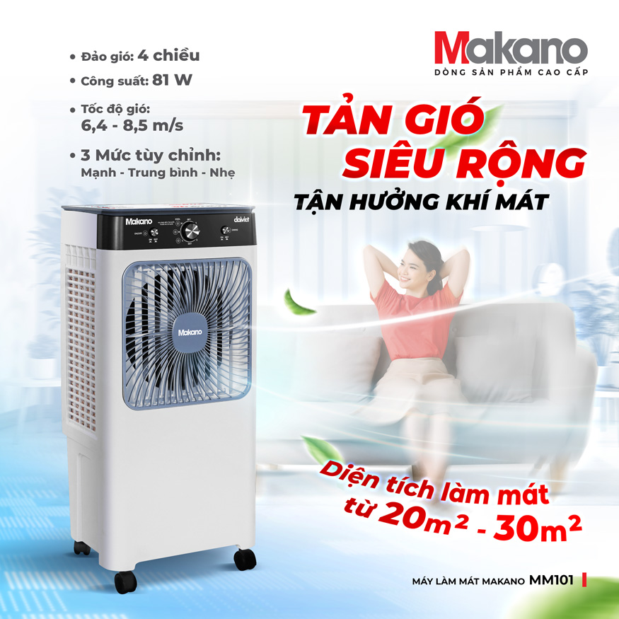 Quạt điều hòa Makano MM101