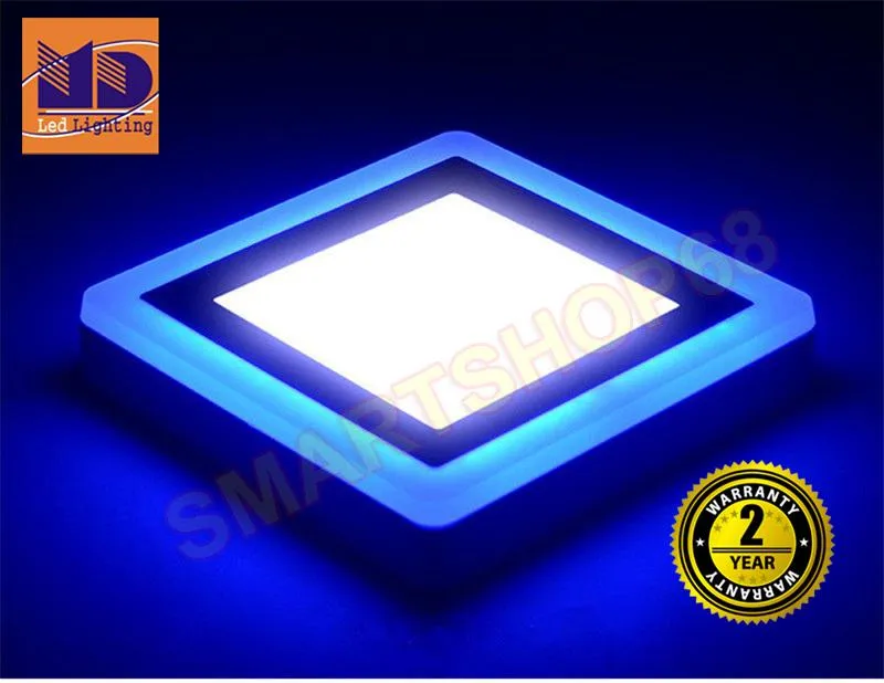 Ốp nổi vuông viền màu 18+6w XD/XL/Hồng/Vàng