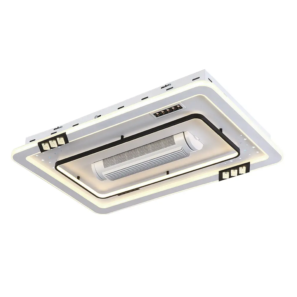 Đèn ốp trần kết hợp quạt không cánh hiện  0005L 288W