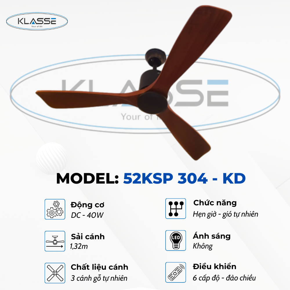 Quạt ba cánh 52KSP 304 – KD