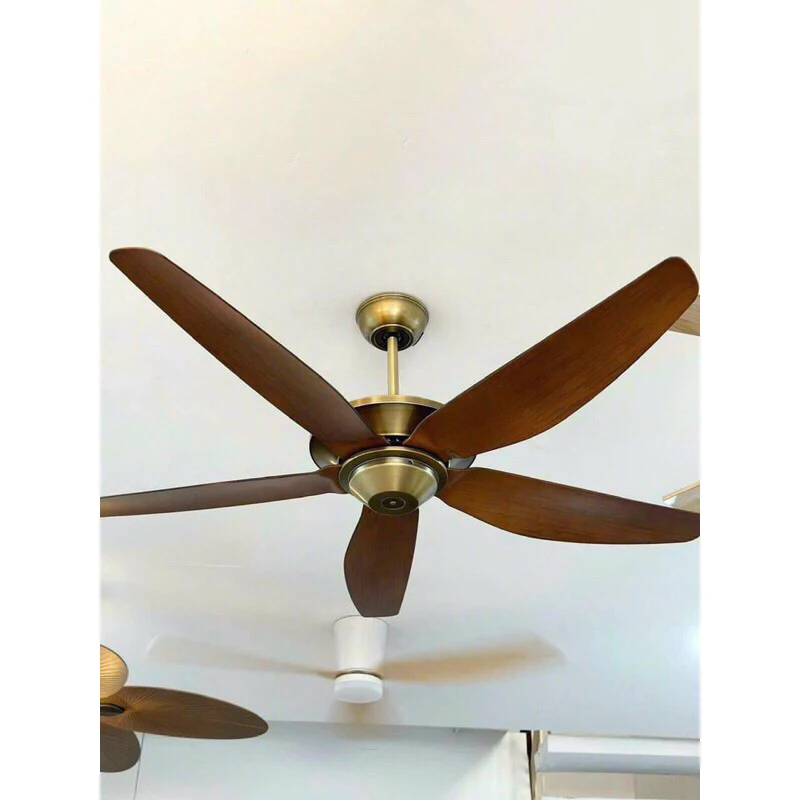 Quạt trần 5 cánh màu gỗ