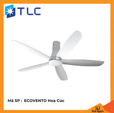 Quạt trần TLC ECOVENTO Hoa Cúc Màu bạc
