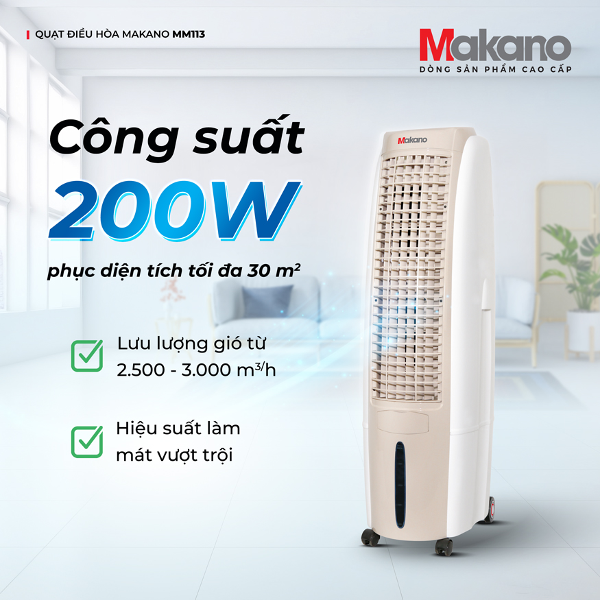 Quạt điều hòa Makano MM113